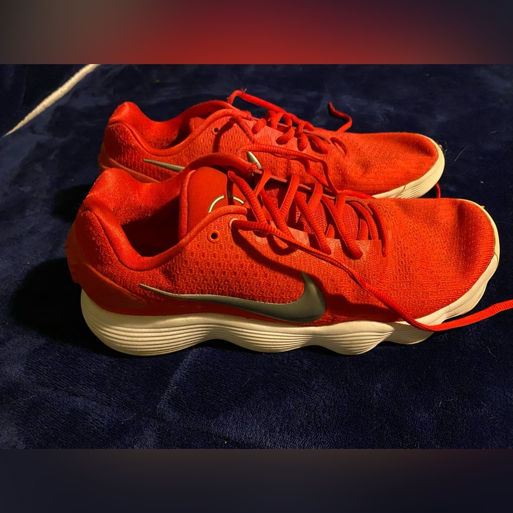 Red Nikes. Men’s size 12.5. Gently used.